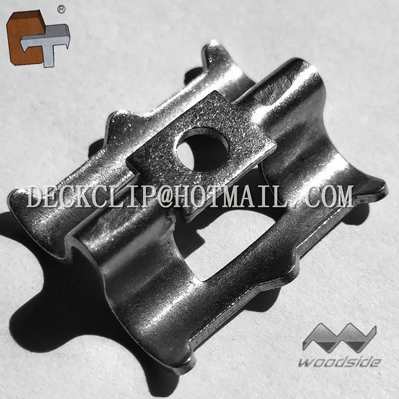 Good quality STAINLESS STEEL  decking clips wpc accessories