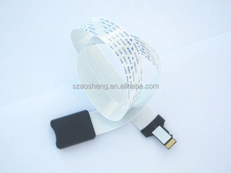 
48cm Micro SD Card Adapter Extension Cable SDHC Wire Universal For Car GPS TV 