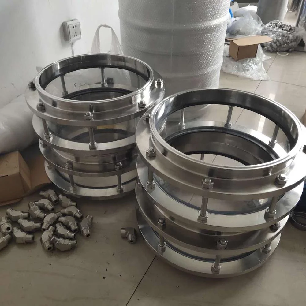 Stainless Steel Tri Clamp 12inch Short Pipe Sight Glass use for closed Loop extractors