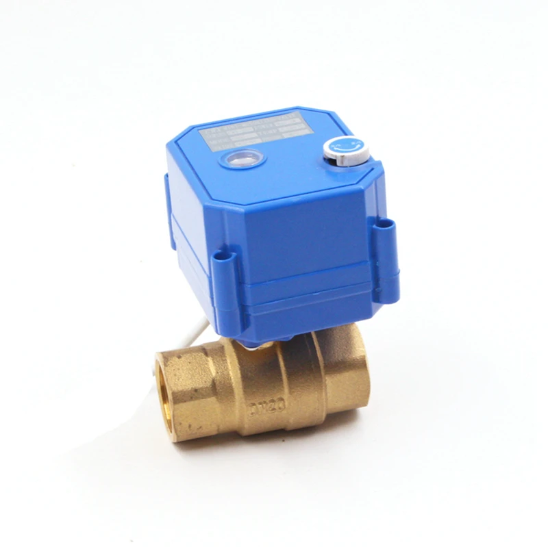 electric water valve flow control 5V 12V 24V 110V 220V electric motor ball valve