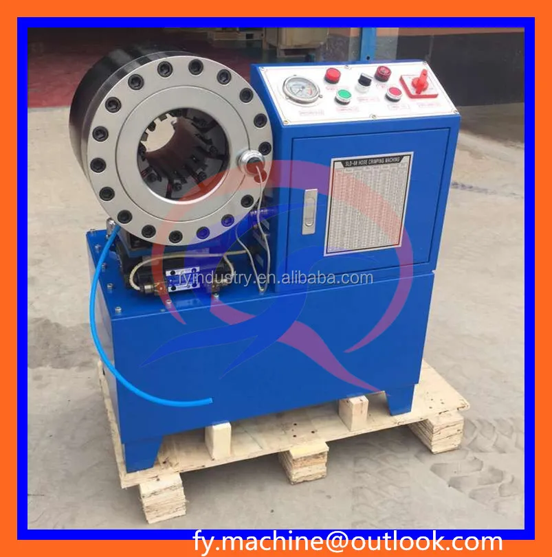 2 inch 400v CE approved finn-power hydraulic air brake hose crimping tool for sale