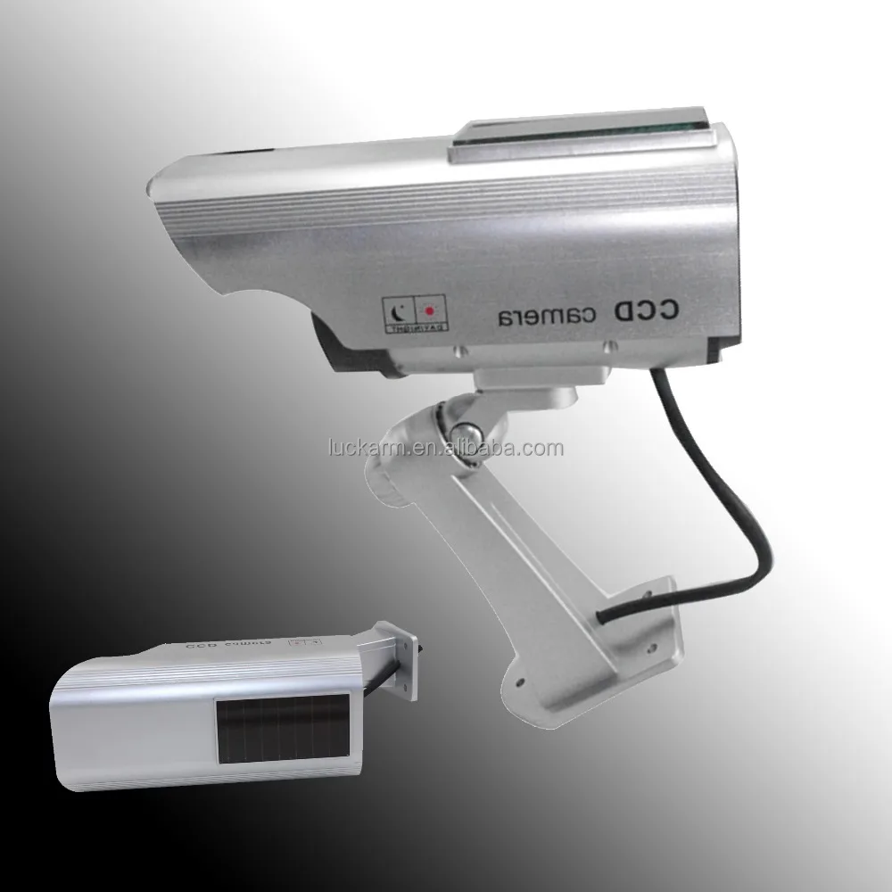 Security Solar CCTV wireless blink light dummy camera