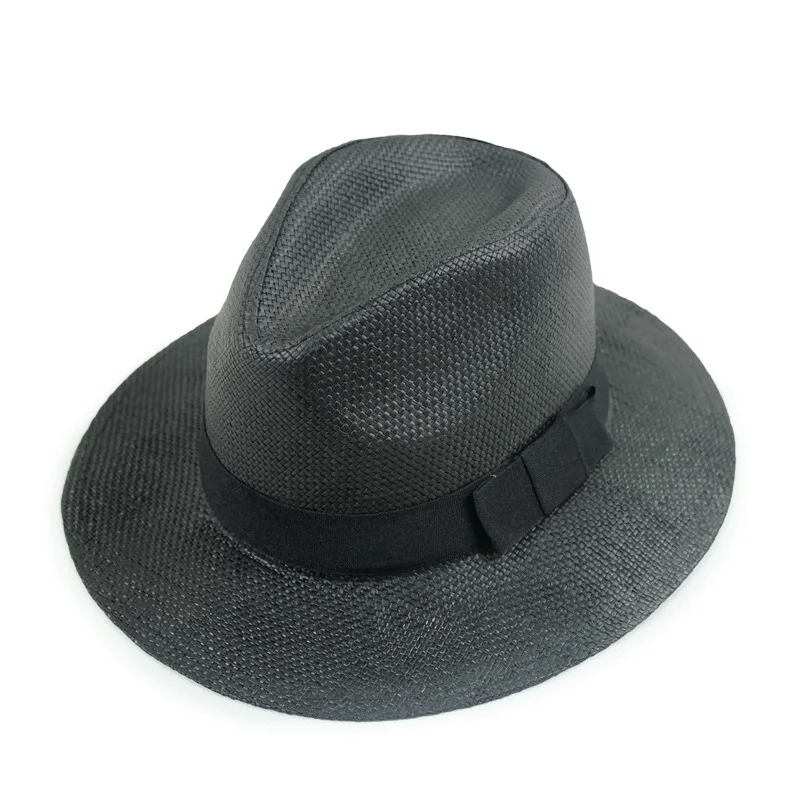 Promotional custom cheap summer beach stock panama straw hat