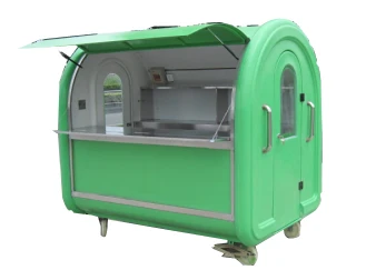 fast breakfast food carts mobile kitchen trailer/coffee hamburgers cart for sale