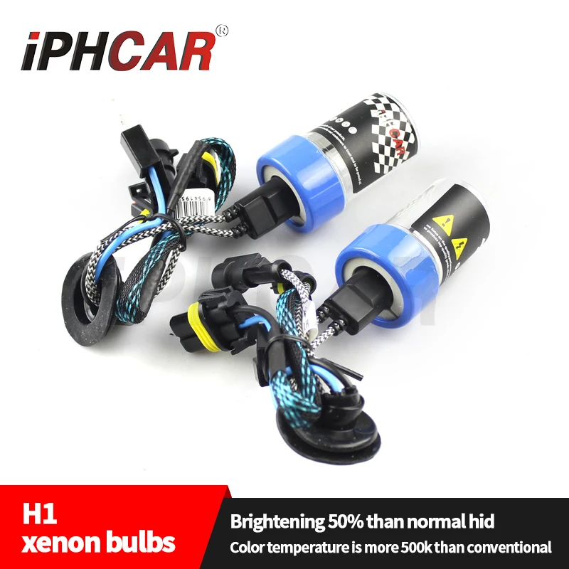 iPHCAR Hid Xenon Bulb 5500K Quick Start Bulb for Headlight Auto Accessories