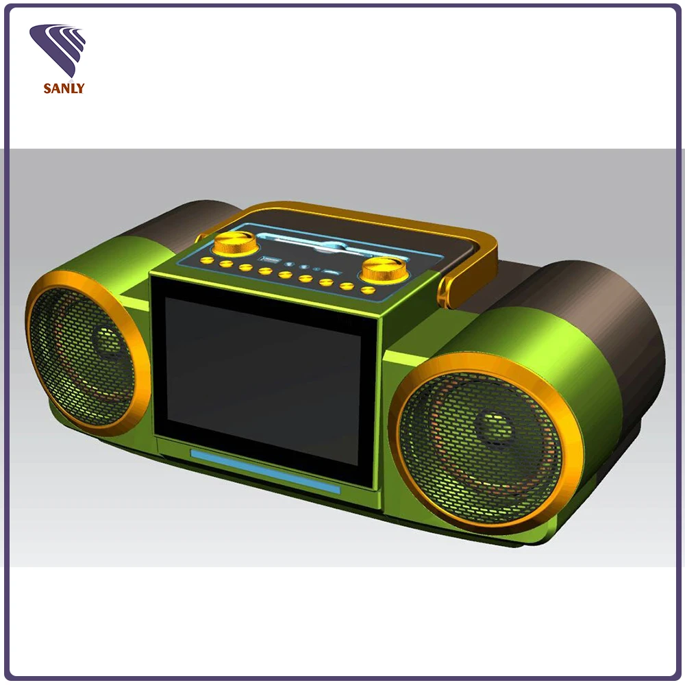 
2018 NEW design Portable Hifi audio system with Screen and DVD player 