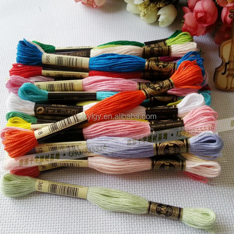 JMG Brand cotton embroidery thread factory dropshipping