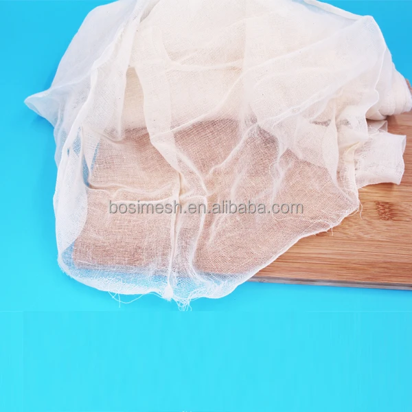 BOSI Reusable 100% Unbleached Cotton Fabric Cheesecloth