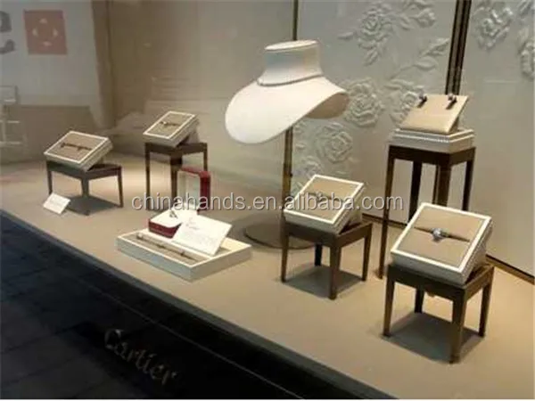 Factory Direct Sale  Competitive Elegant Display Vitrine Interior Design Ideas Jewellery Shop Fixture