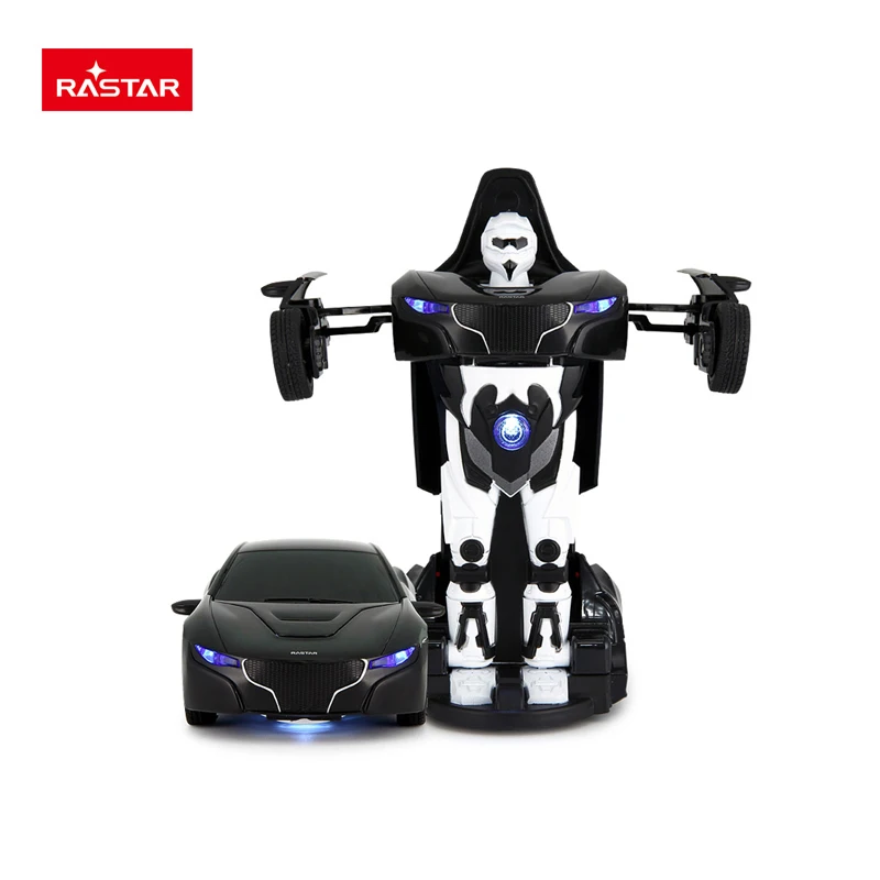 Rastar Diecast Transformable Robot Car Transform Toy