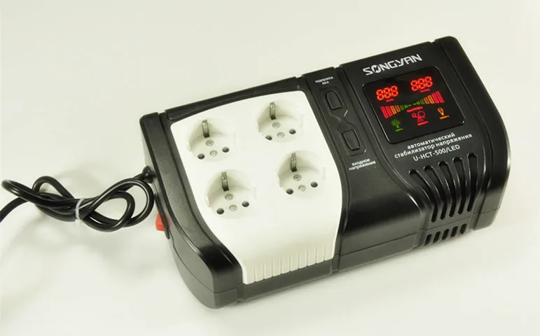 новый настольный корпус стабилизатор напряжения для дом U-HCN-500/LED