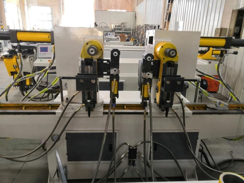 SW50NC Dual Headed Pipe Bending Machine square pipe bending machine tube bending machine for furniture chair Baby Walker