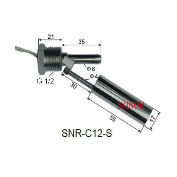 liquid float switch/water level sensor