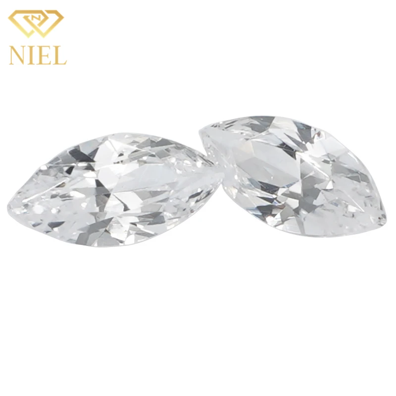 12# loose synthetic gems stones prices gemstones buyers corundum marquise sapphire stone white gemstone