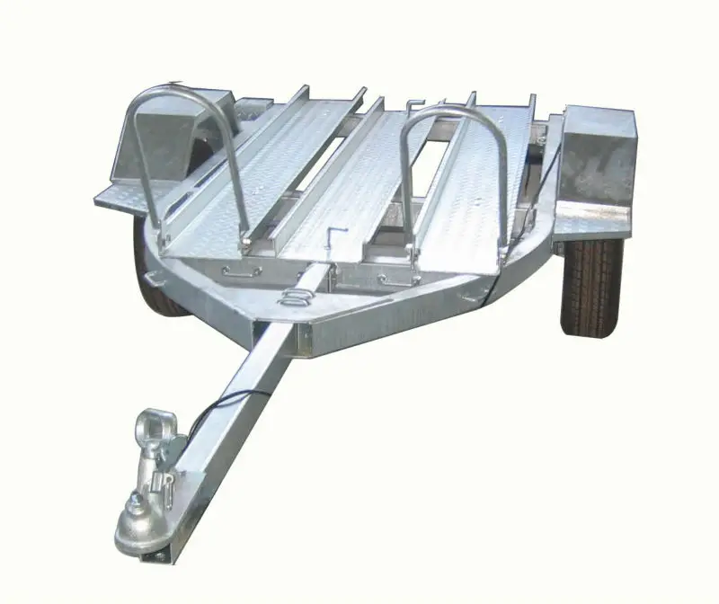 Hot Dipped Galvanized Motorcycle Car Carrier Trailer