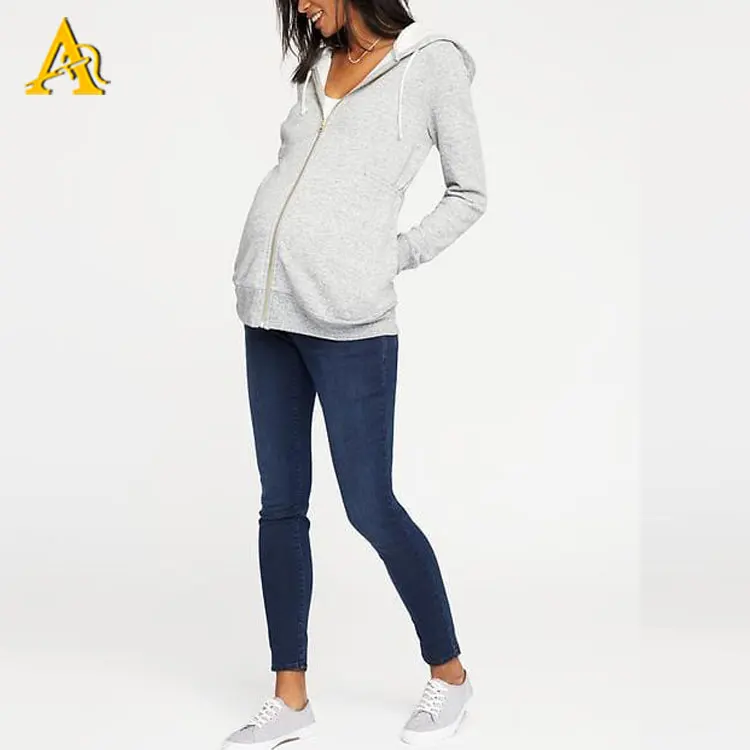 Одежда для беременных женщин тренировочная куртка на молнии Зимняя Толстовка Куртка