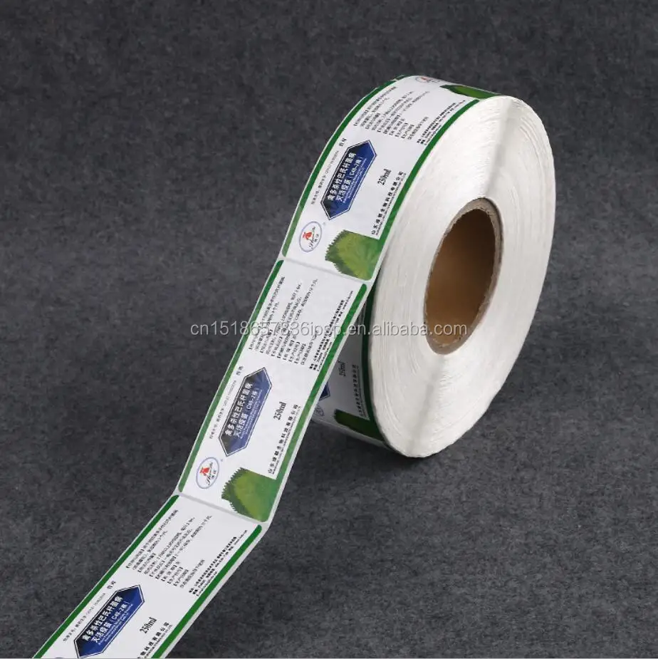 High Quality Custom Self-Adhesive Colorful Glossy Gold Foil Stamp Food Label Sticker