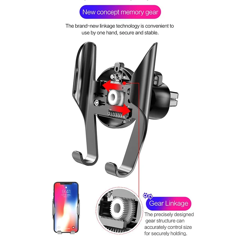 
Licheers free shipping mount holder car phone car holder mobile phone air vent mount holder car phone 