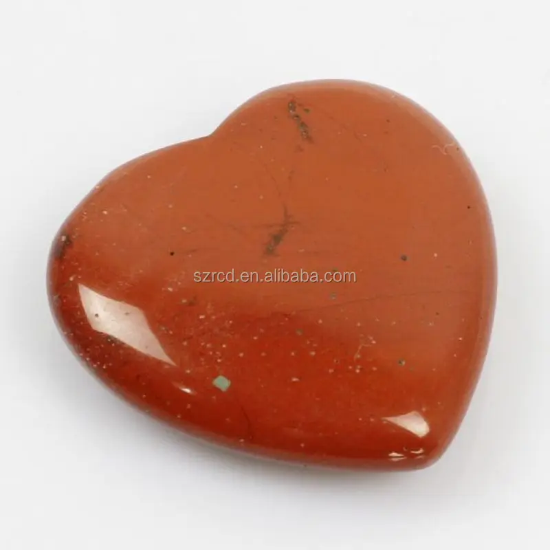 good quality red jasper puffy heart pendant red jasper stone pendant