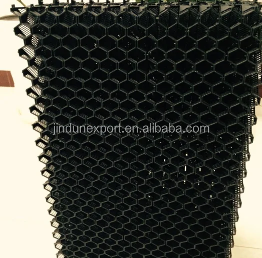 Poultry farm/greenhouse plastic evaporative cooling pad