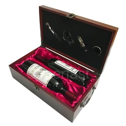 Awesome Double Bottle Wood Wine Packaging Box