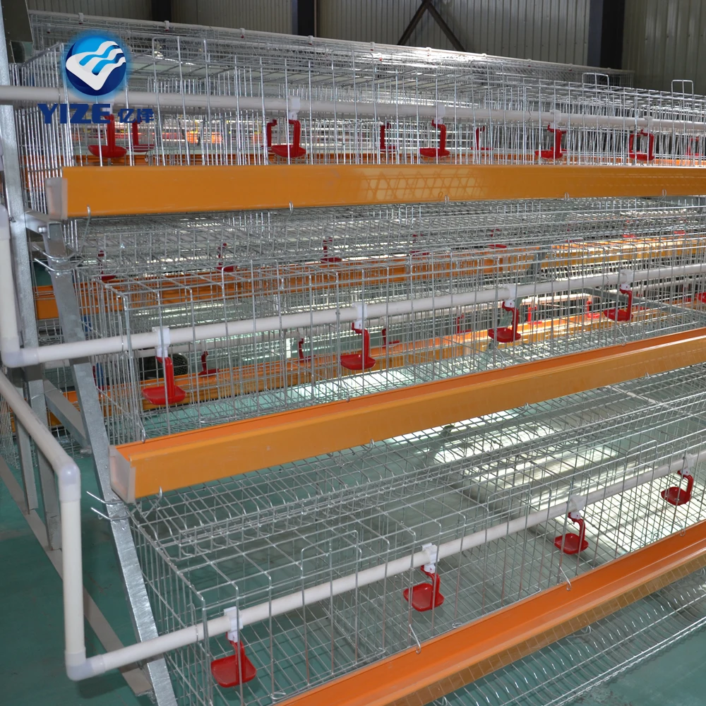 
Brand new big capacity ladder type 3 tiers 120 birds chicken layer cage battery hot dipped galvanized cage 