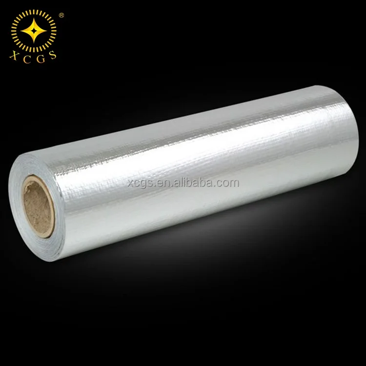 Aluminum Foil woven Fabric Flameproof Sound Absorbing Water Resistant Heat Insulators