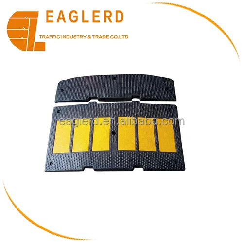 1000*380*50mm road safety rubber speed hump