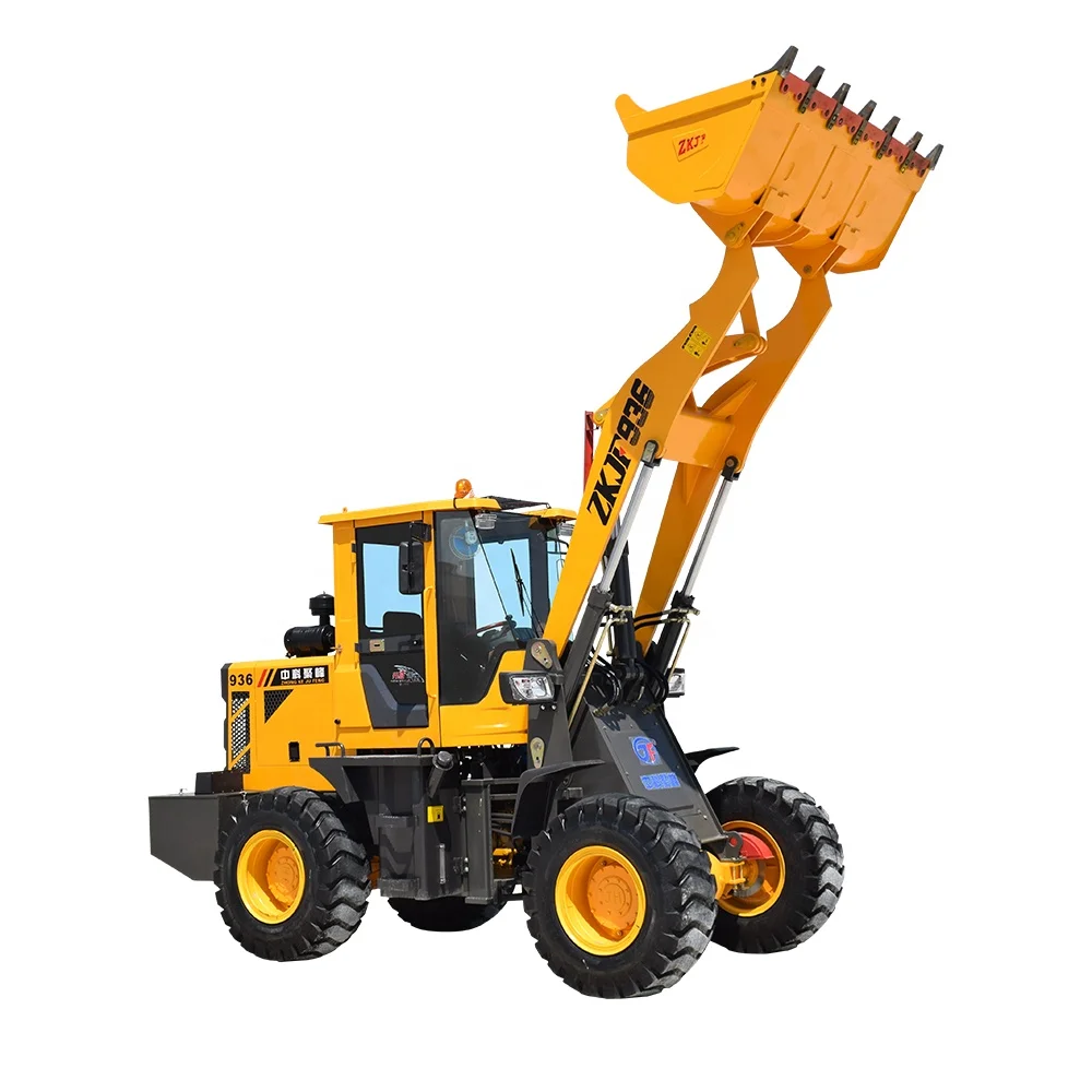 2 тонны мини фронтальный колесный погрузчик