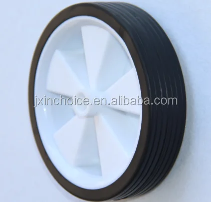
6 inch solid rubber wheel with plastic hub for air compressor 
