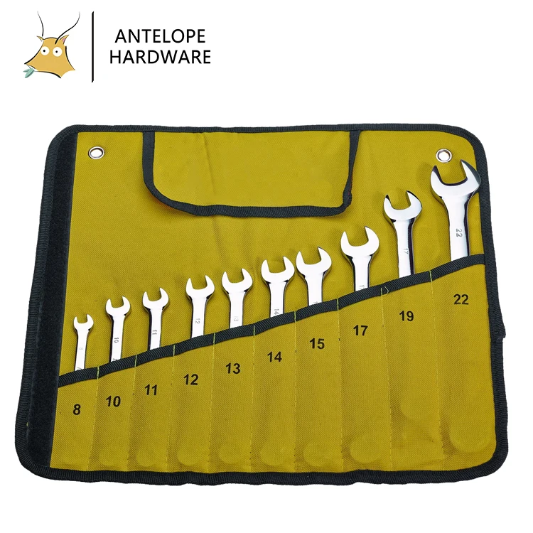 Polishing Combination Spanner Wrench Tool Set End Box Wrenches For Cars Repair