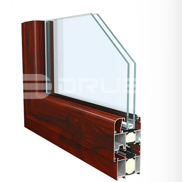 Custom size aluminum channel window and door frame profile