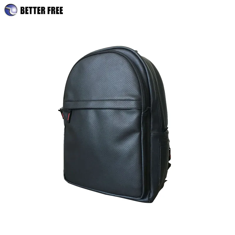 High quality China manufacturer men leather backpack