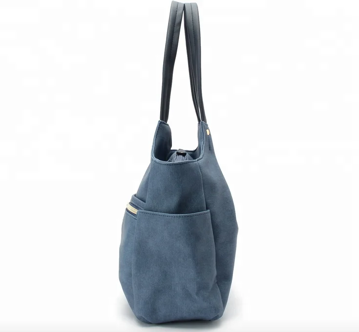 custom women tote bag Japanese style pu leather handbag