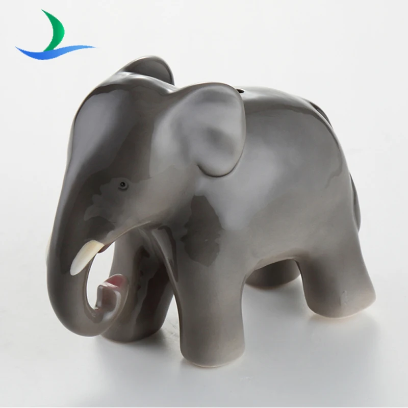 Оптовая продажа красивый керамический банк для монет в виде