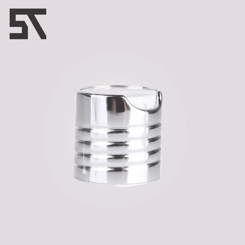 Non-spill Cosmetic Water Bottle Cap 24/410 Plastic Disc Top Cap