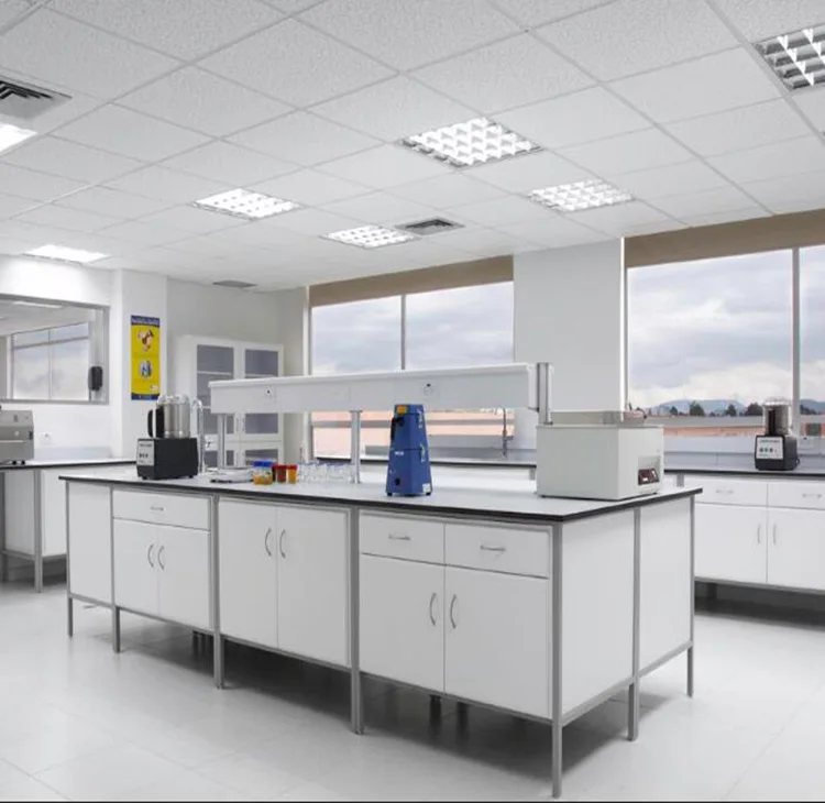 High quality school professional chemistry laboratory bench with cabinet