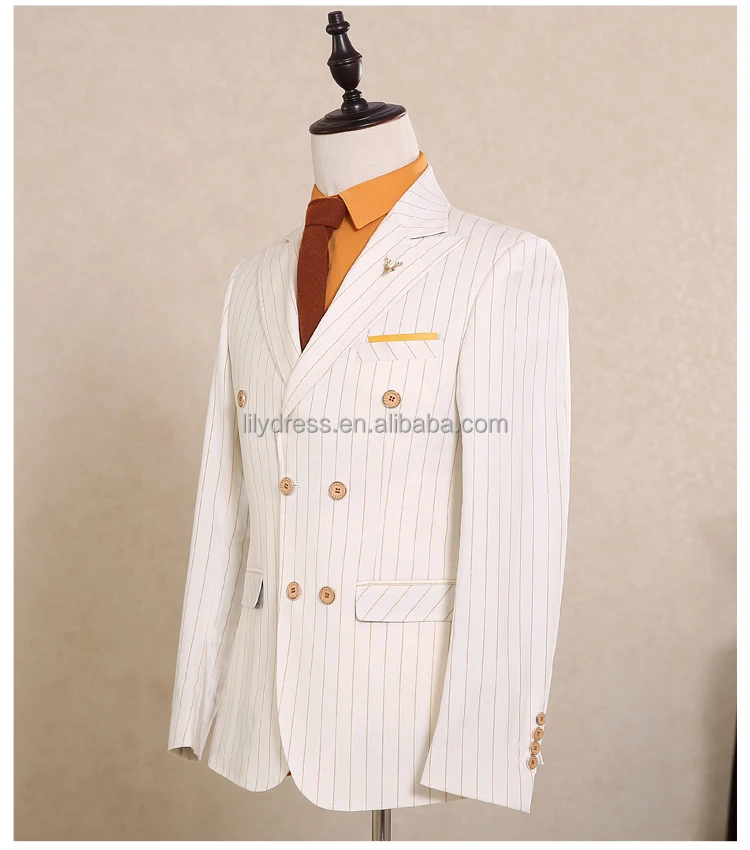 High Quality Customized Made Double Breast Slim Fit Wool Mans Suits Side Vent (Coat+Pants+Vest) NA13 Mens 3 Piece Suits