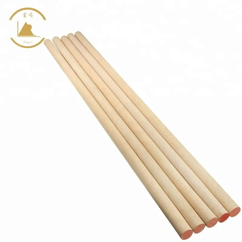 High Quality Beech Furniture Fitting Wooden Stick Rod