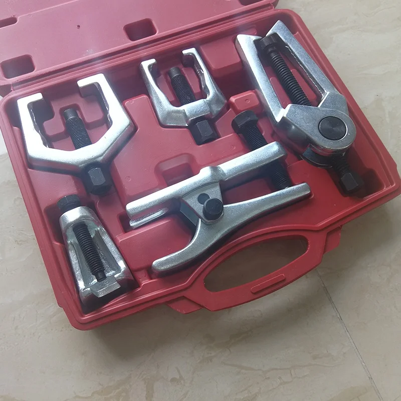 
5pc Front End Ball Joint Service Tie Rod Tool Kit Set Pitman Arm Puller Remover 