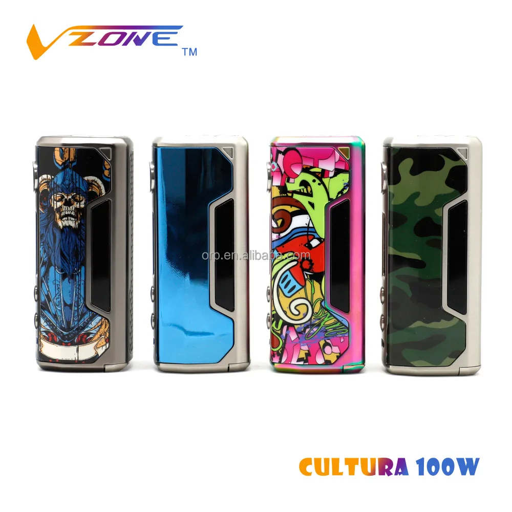 E cigarette china Vzone authentic vape mods Vzone Cultura 100w box mods electronic cigarette dubai prices