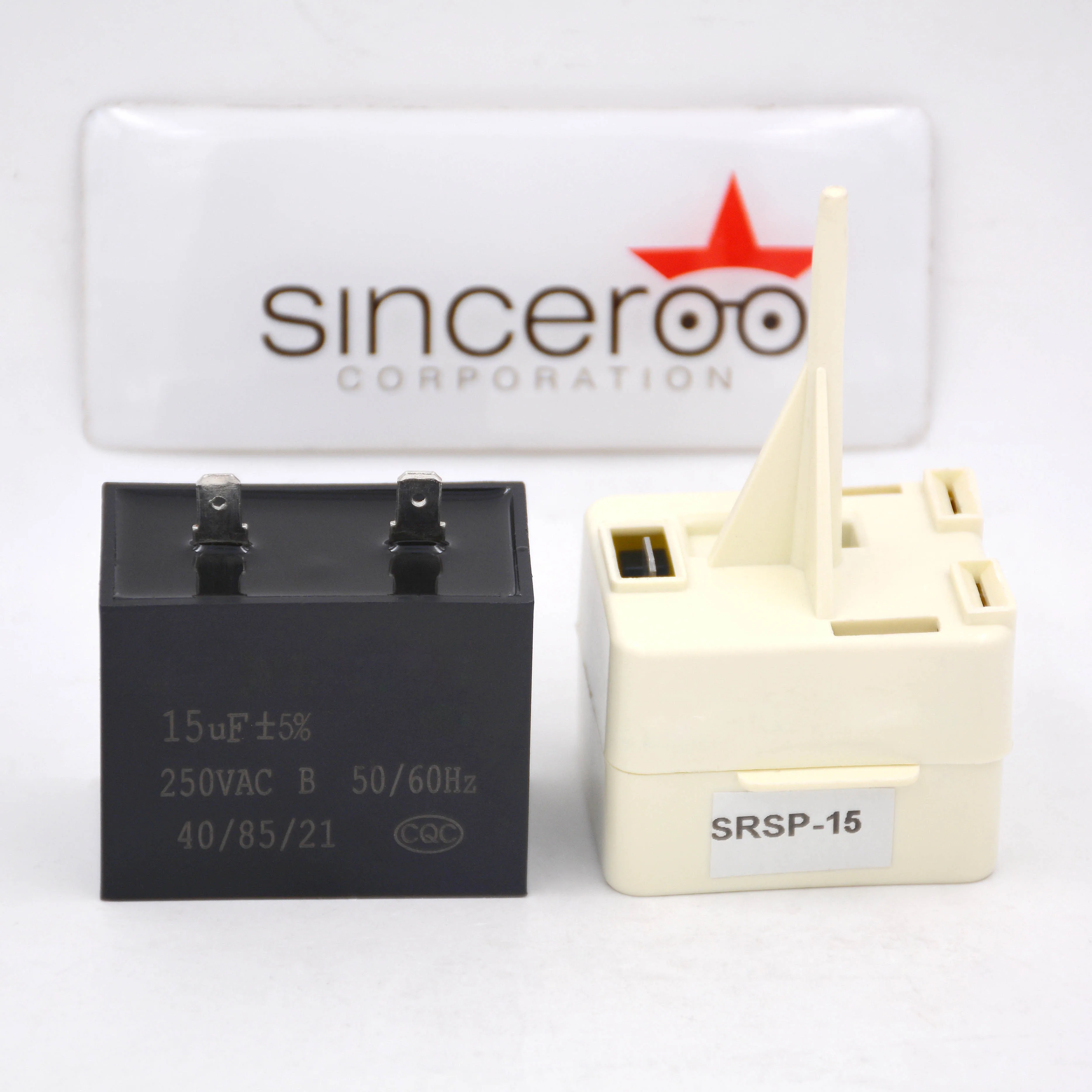 W10613606 Refrigerator Relay 67005560 Overload & Start Capacitor Fridge Device Replacement Parts