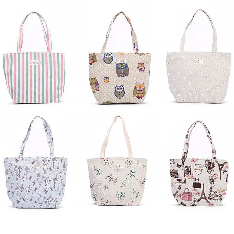 Женская Полосатая Холщовая Сумка с логотипом на заказ, Хлопковая сумка-шоппер в полоску, Холщовая Сумка-тоут