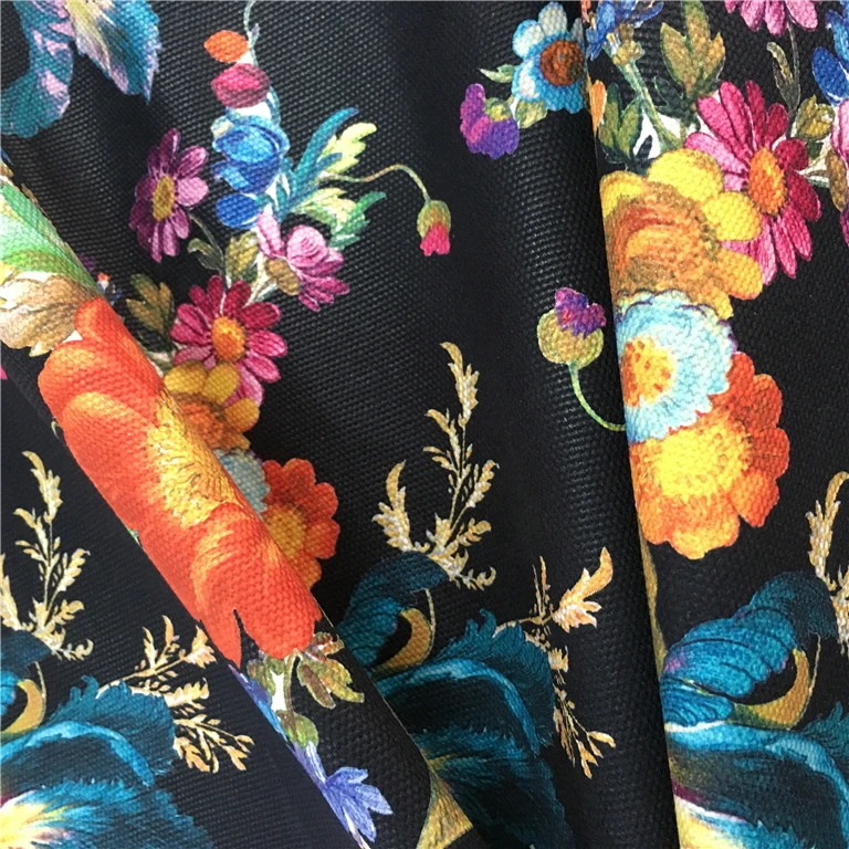 
Customized High Quality digital printing service printed canvas fabric 