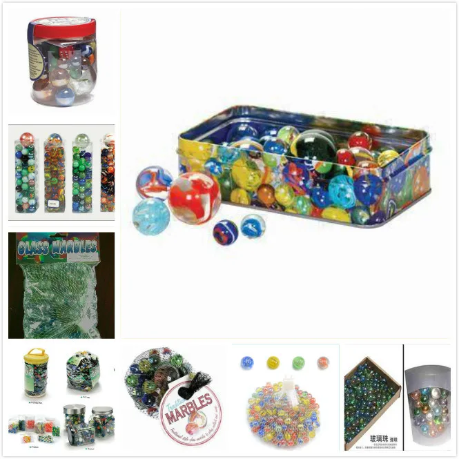 2019 hot selling 16mm Custom Printed Toy Glass Marbles  for sale