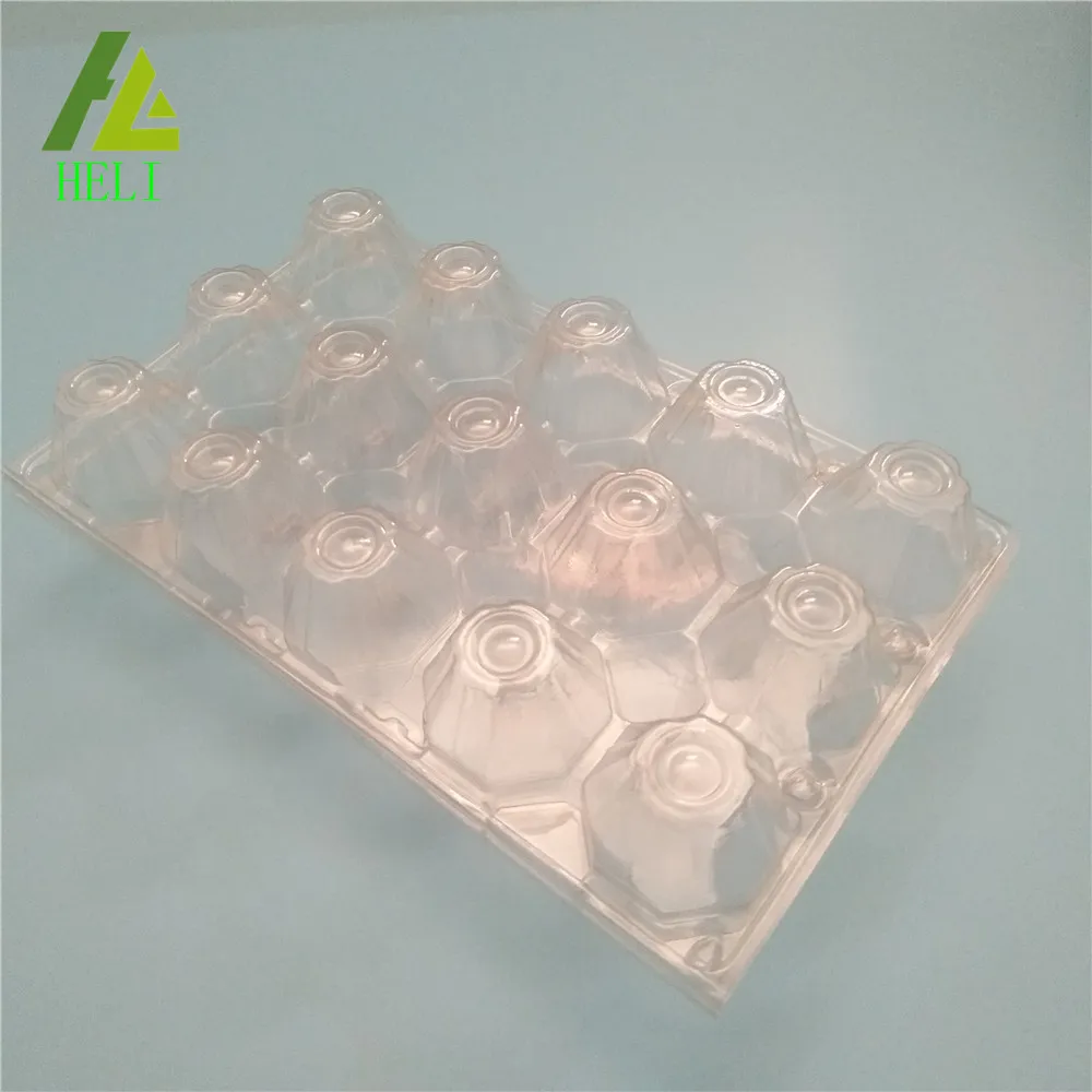 PET PVC Egg Container or Plastic Egg Tray
