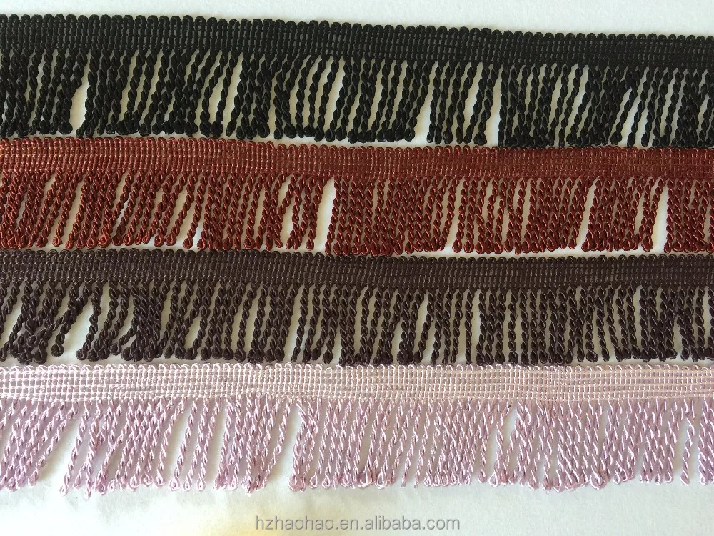 Оптовая продажа, декоративная бахрома для занавески 6 см