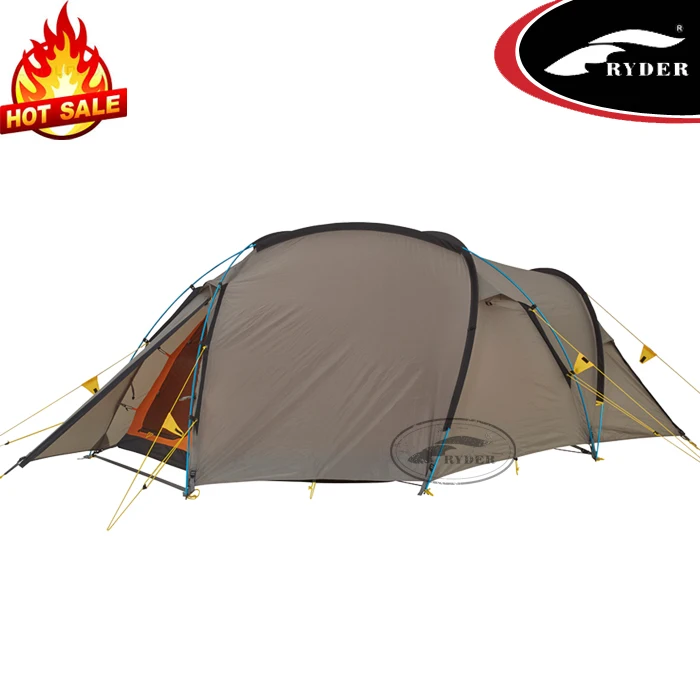 Private Label Top Brands Novelty Portable 3 Season 3 Person Waterproof Traveling Family Extended Geodesic Mountain Tent