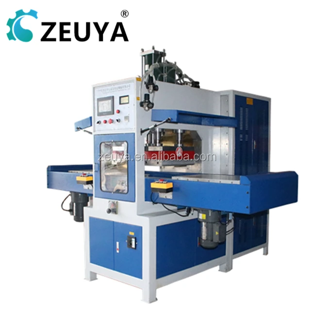 8-15KW Automatic Two Stations Shuttle High Frequency Welding and Cutting Machine for Sport Shoe Upper Embossing