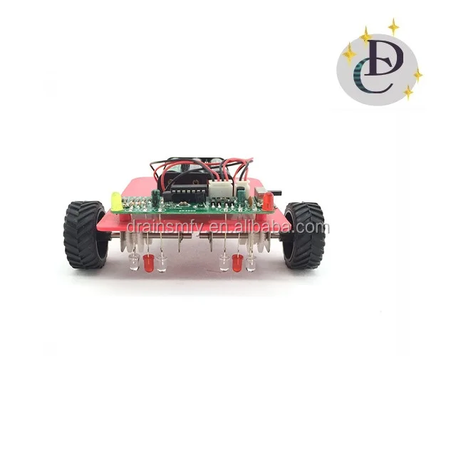Wonderful Self assembly education DIY line follower robot ,DIY craft kit